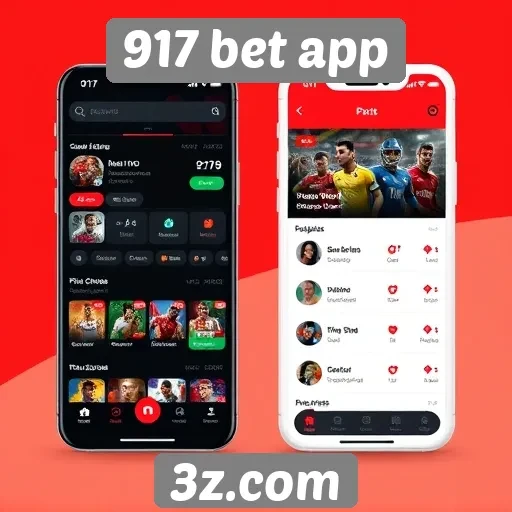 analise do interface do usuario do 917 bet app
