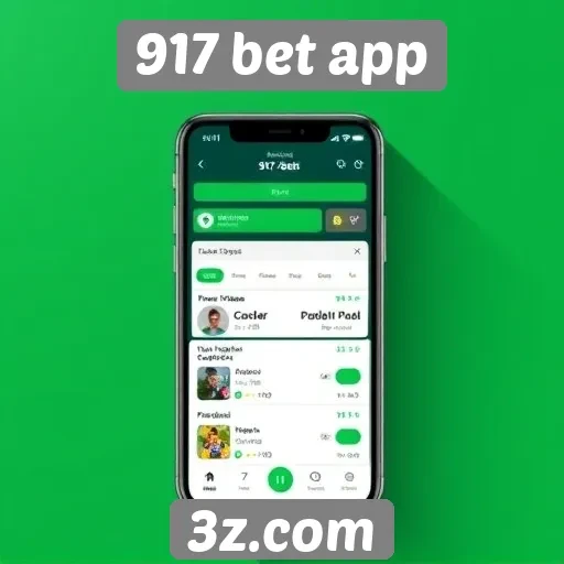 Avaliação da interface do usuário do 917 bet app